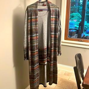 Two piece dress and sweater - like new!